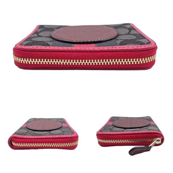 Coach Dempsey Patch Gallery Wristlet Pouch & Zip Around Wallet Bundle - 2 Pieces - Picture 12 of 16